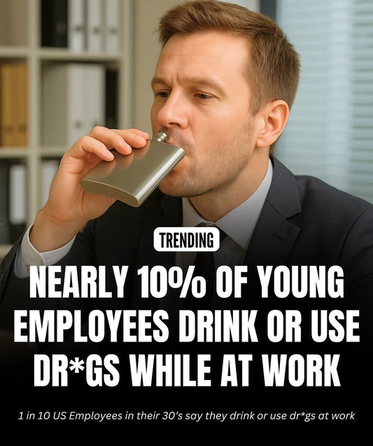 Bottoms Up at the Office: Why 10% of Young Employees Are Already Halfway to Happy Hour 🍺