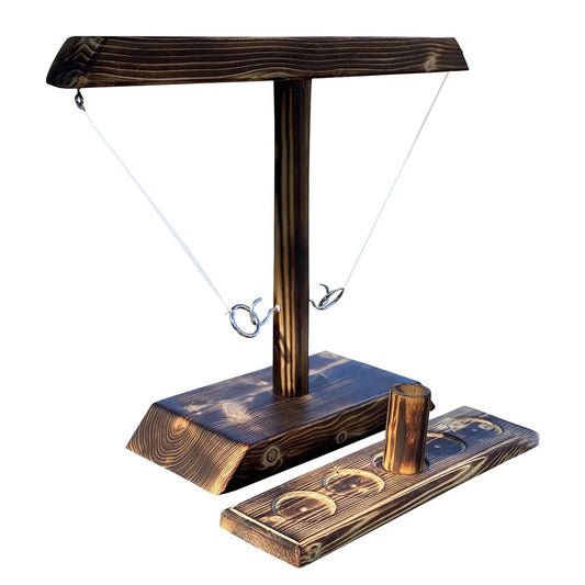 WOODEN HOOK RING TOSS